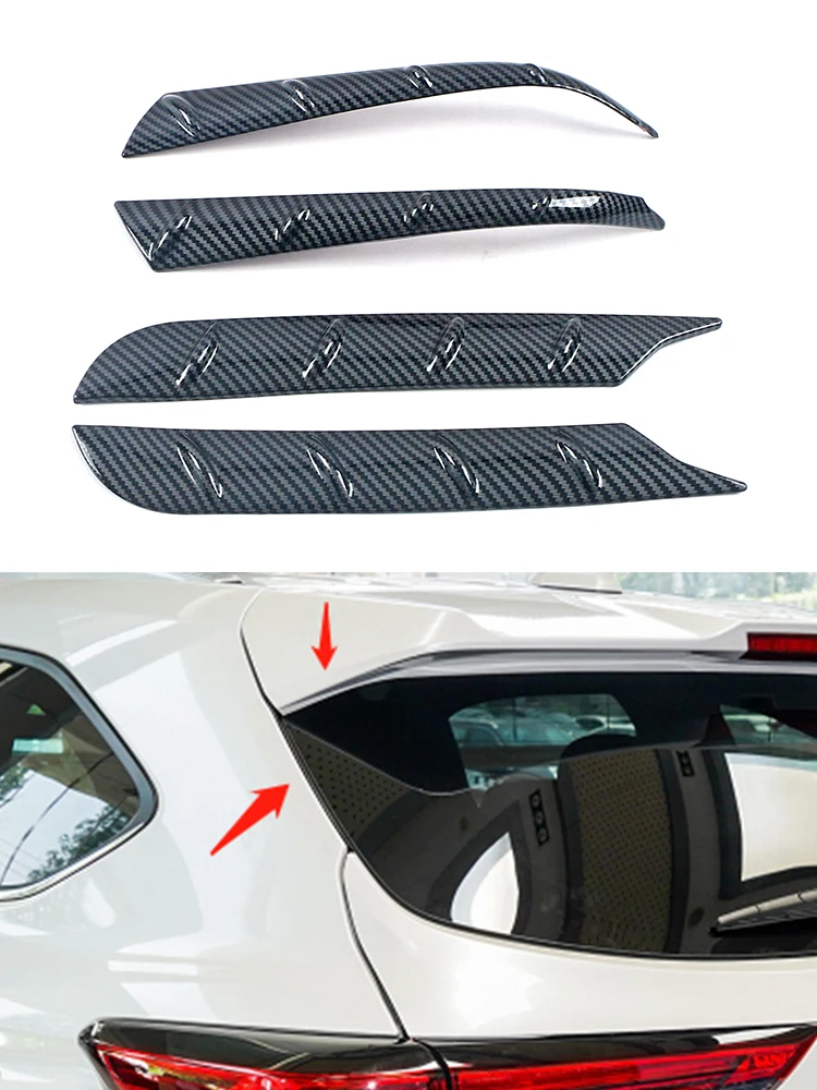 Для Toyota Highlander 2020, 2021, 2022, крышка заднего окна, спойлер, отделка, тройные углы, украшение, рама, хромированные аксессуары для интерьера 
Для Toyota Highlander 2020, 2021, 2022, крышка заднего окна, спойлер, отделка, тройные углы, украшение, рама, хромированные аксессуары для интерьера