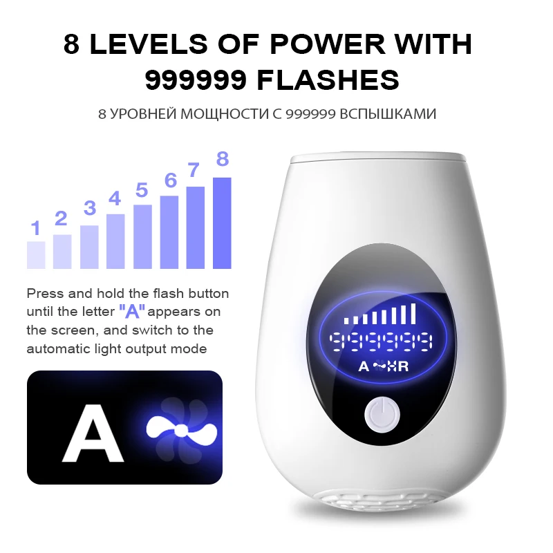 Flashes Hot sell Laser Epilator Permanent IPL Photoepilator Hair Removal depiladora Painless electric
Flashes Hot sell Laser Epilator Permanent IPL Photoepilator Hair Removal depiladora Painless electric