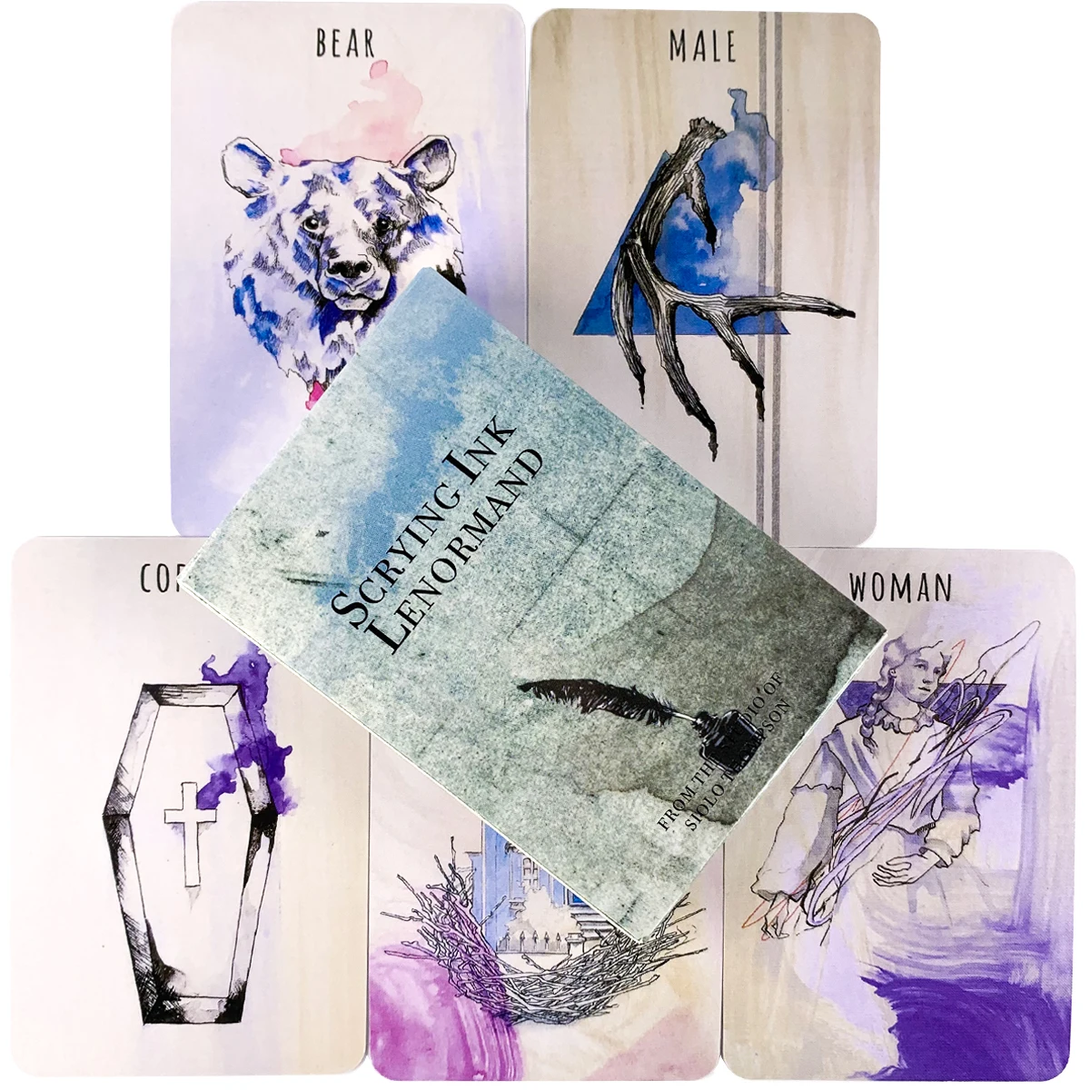 The Scrying Ink Lenormand Oracle Cards High Quality Tarot for Fate Divination Board Game Tarot and A Variety of Tarot Options
The Scrying Ink Lenormand Oracle Cards High Quality Tarot for Fate Divination Board Game Tarot and A Variety of Tarot Options