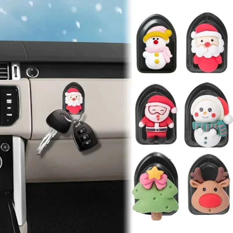 Car Christmas Small Hooks Seat Back Stowage Fasteners Cute Cartoon Hanging Decoration Self-stick Usual Cars Interior Accessories
Car Christmas Small Hooks Seat Back Stowage Fasteners Cute Cartoon Hanging Decoration Self-stick Usual Cars Interior Accessories