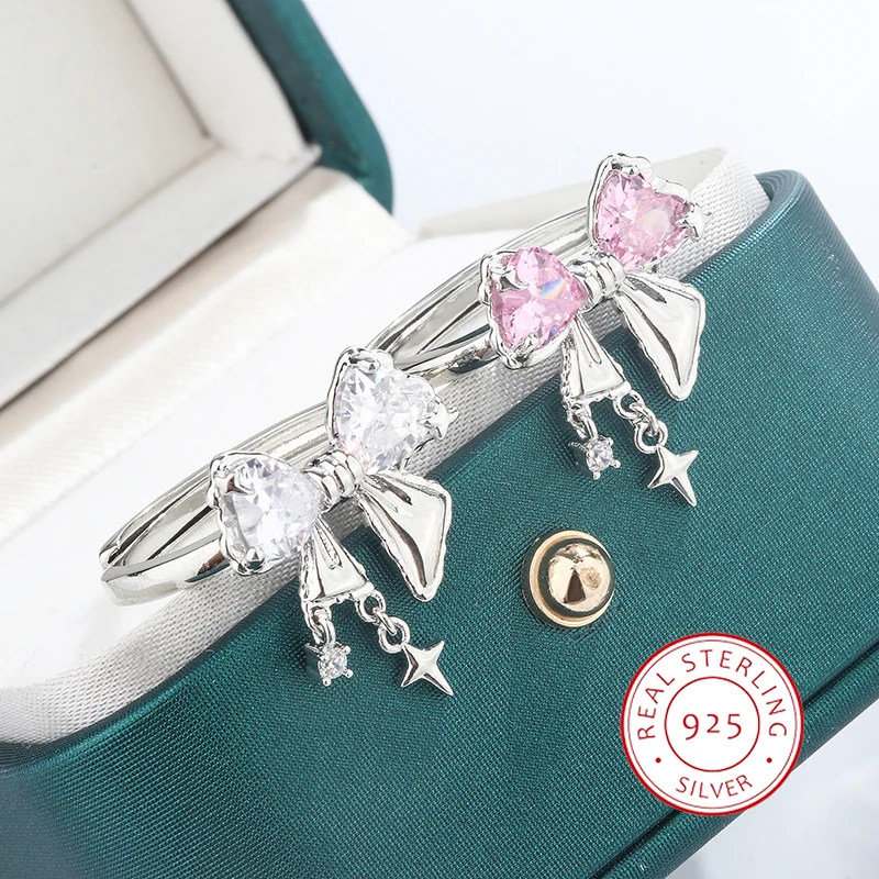 Изящное кольцо для женщин, модное кольцо в форме банта из блестящего розового циркония, ювелирные изделия, высококачественное обручальное кольцо, Подарок на годовщину
Изящное кольцо для женщин, модное кольцо в форме банта из блестящего розового циркония, ювелирные изделия, высококачественное обручальное кольцо, Подарок на годовщину