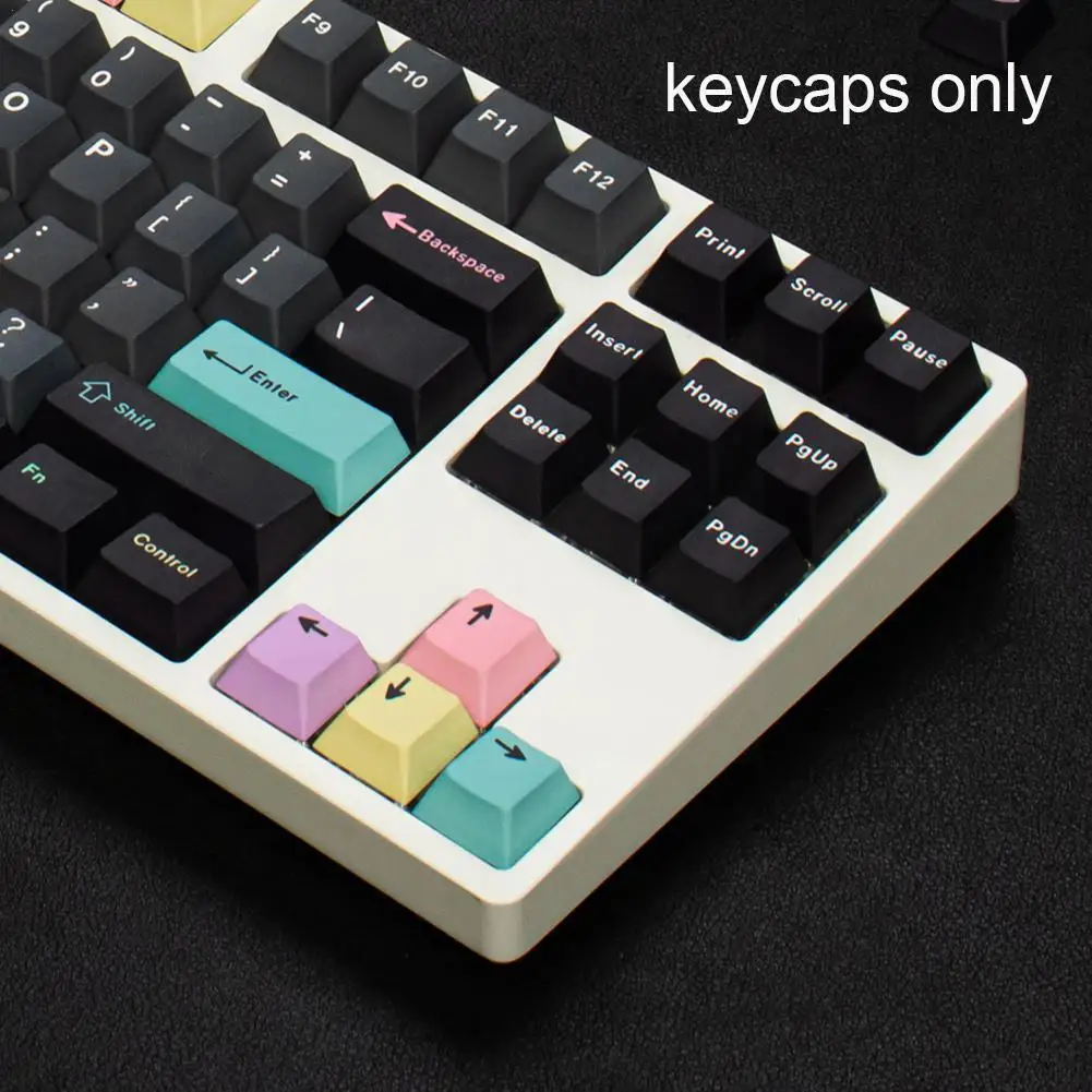 137 Key PBT Double-shot Black Grey Profile Keycaps Kit Backlit Key For GMK Dracula Mechanical Gaming Keyboard P6Z7
137 Key PBT Double-shot Black Grey Profile Keycaps Kit Backlit Key For GMK Dracula Mechanical Gaming Keyboard P6Z7