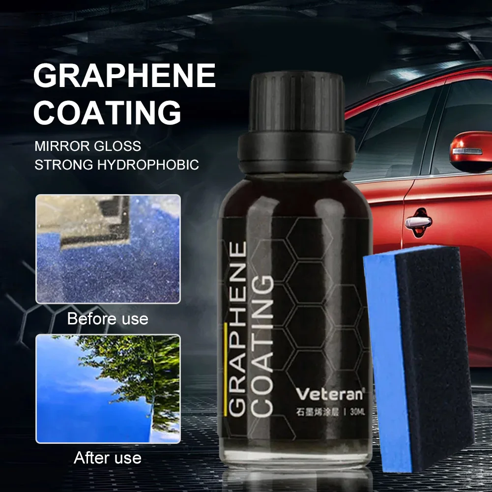 Car Ceramic Coating Fluid 30ML 9H Hardness Graphene Plating Car Detailing Paint Care Waterproof Scratch Polishing Kit
Car Ceramic Coating Fluid 30ML 9H Hardness Graphene Plating Car Detailing Paint Care Waterproof Scratch Polishing Kit