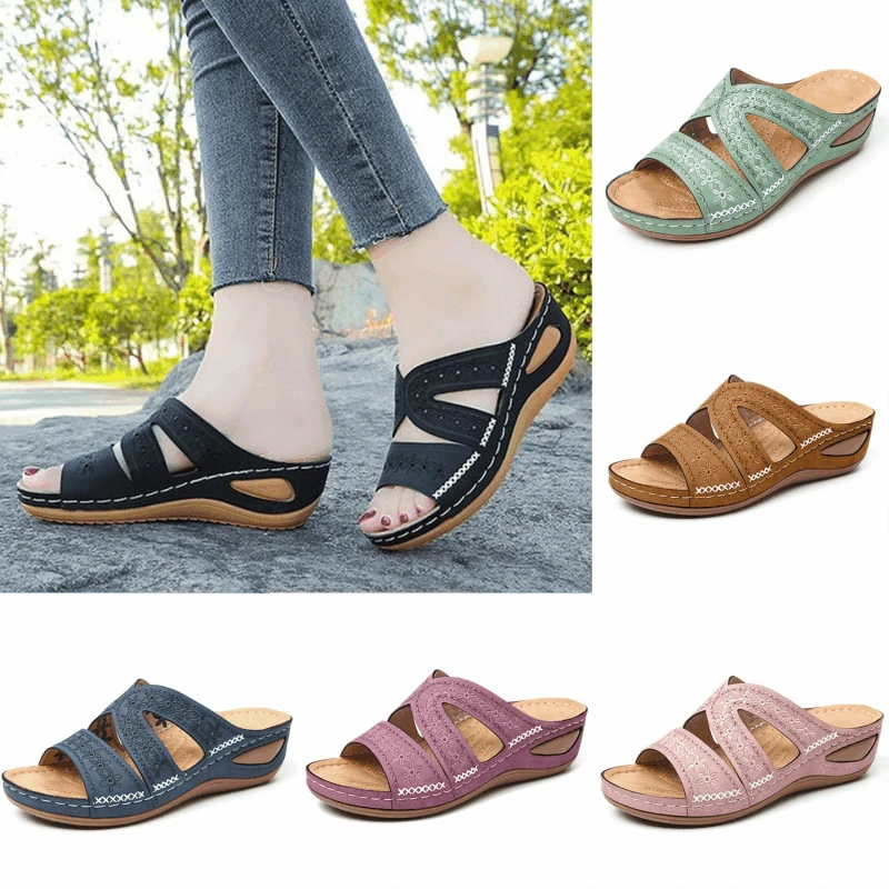 Women Slippers Summer 2022 Platform Wedges Mid Heels Bow Tie Peep Toe Fashion Slides Beach Outdoor Ladies Shoes Zapatos De Mujer
Women Slippers Summer 2022 Platform Wedges Mid Heels Bow Tie Peep Toe Fashion Slides Beach Outdoor Ladies Shoes Zapatos De Mujer