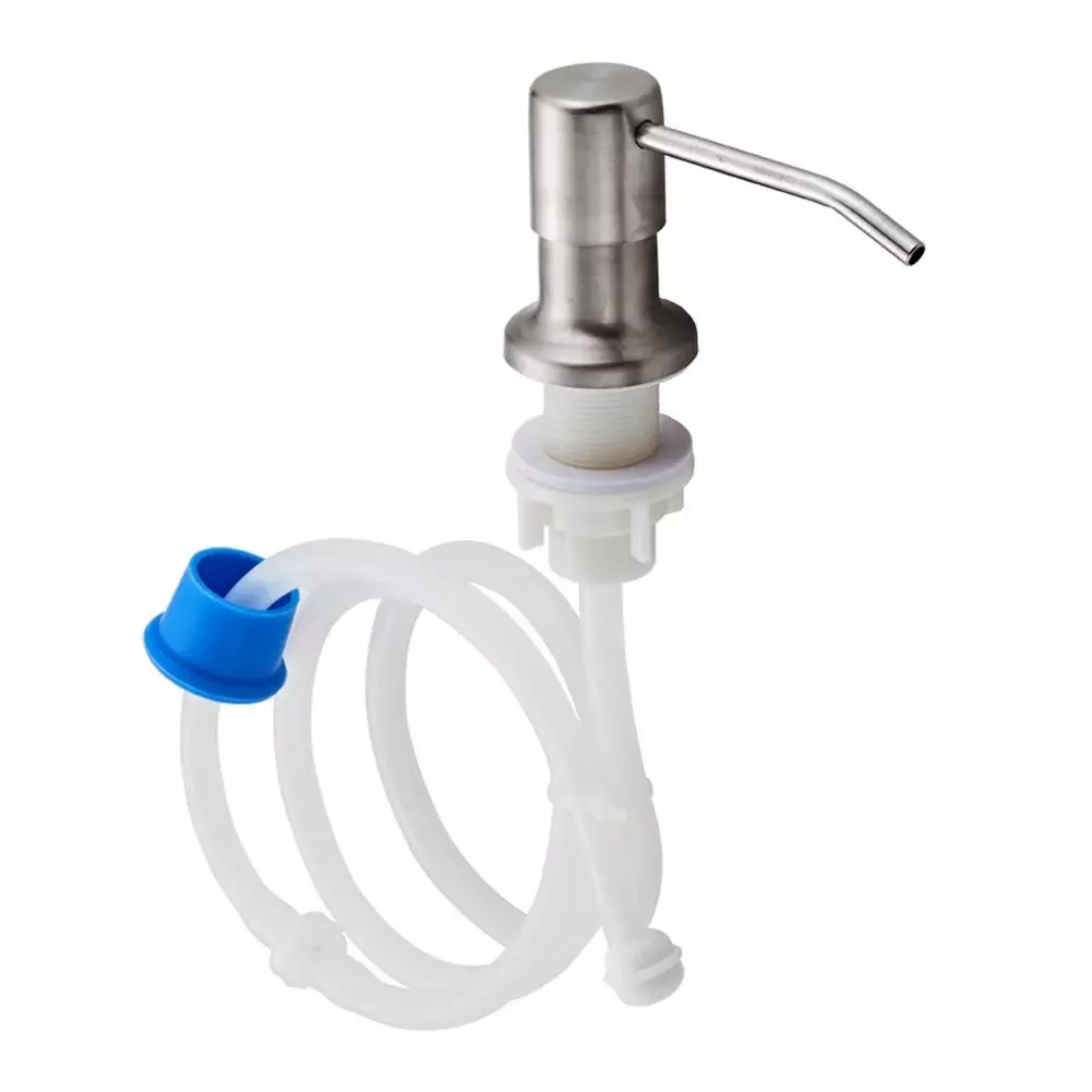 2022 304 Stainless Steel Sink Soap Dispenser Pump Head Extension Silicone Tube For Kitchen Bathroom Washing Cleaning Soap Dispen
2022 304 Stainless Steel Sink Soap Dispenser Pump Head Extension Silicone Tube For Kitchen Bathroom Washing Cleaning Soap Dispen