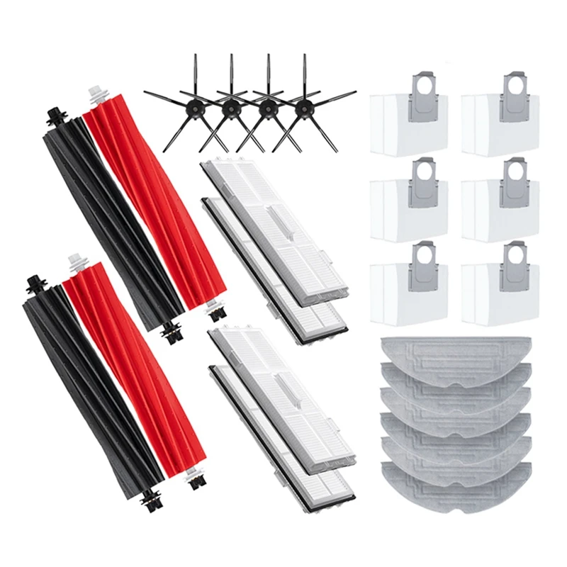 For Roborock S8 Pro Ultra Robot Vacuum Dual Main Side Brush Hepa Filter Mop Cloths Dust Bag Accessories Kit
For Roborock S8 Pro Ultra Robot Vacuum Dual Main Side Brush Hepa Filter Mop Cloths Dust Bag Accessories Kit