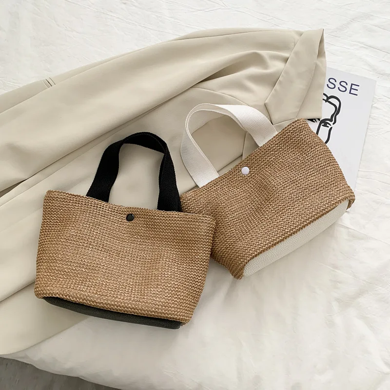 2022 Seaside summer beach vacation fashion woven retro handbag large capacity straw bag women Toiletries/cell phone storage bag
2022 Seaside summer beach vacation fashion woven retro handbag large capacity straw bag women Toiletries/cell phone storage bag
