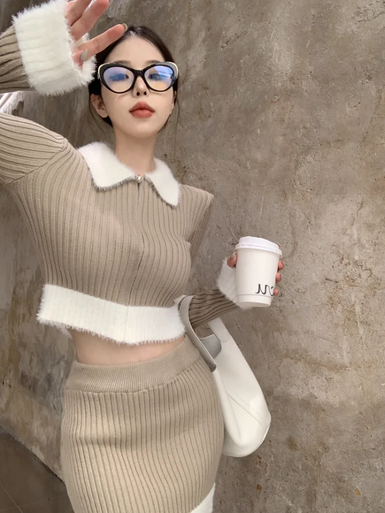 Женский трикотажный кардиган с длинным рукавом, высокой талией и оборками
Женский трикотажный кардиган с длинным рукавом, высокой талией и оборками