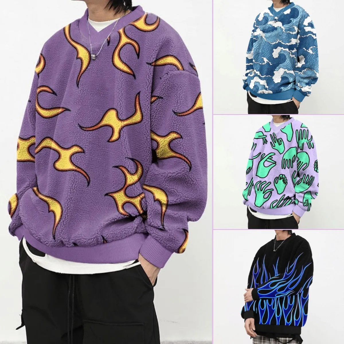 QIWN 2021 Autumn New Style Sweater Long-sleeved Loose-fitting Sweater Casual Sweater Men's Sweater Fashion Sweatshirt
QIWN 2021 Autumn New Style Sweater Long-sleeved Loose-fitting Sweater Casual Sweater Men's Sweater Fashion Sweatshirt