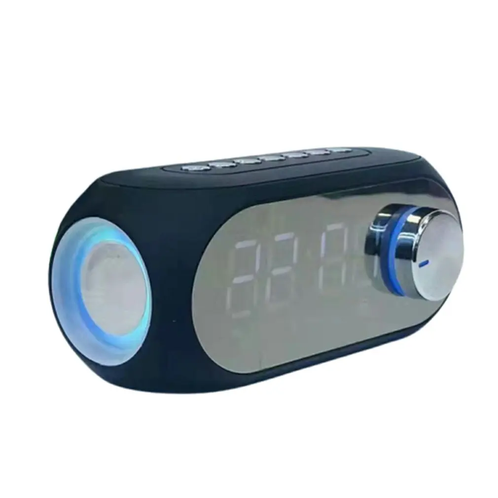 Wireless Bluetooth-compatible Speaker Portable Mini Mirror LED Display Support TF Audio Alarm Clock Voice Music Column Player
Wireless Bluetooth-compatible Speaker Portable Mini Mirror LED Display Support TF Audio Alarm Clock Voice Music Column Player