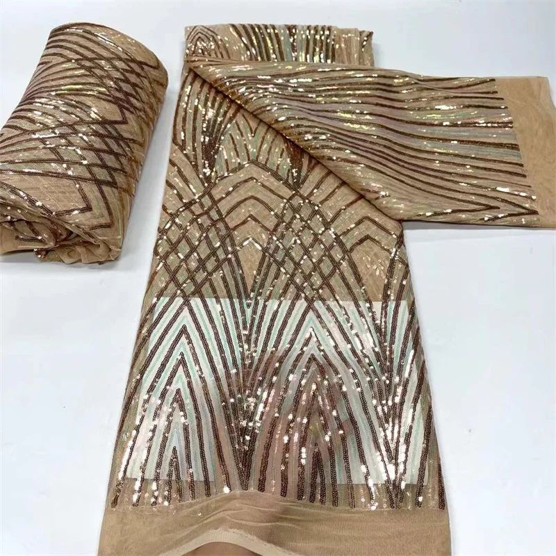 Sequin Lace Fabric 2022 African Tulle Lace Fabric with Sequin Gold Nigeria Mesh Lace Fabric for Sewing 4530B
Sequin Lace Fabric 2022 African Tulle Lace Fabric with Sequin Gold Nigeria Mesh Lace Fabric for Sewing 4530B