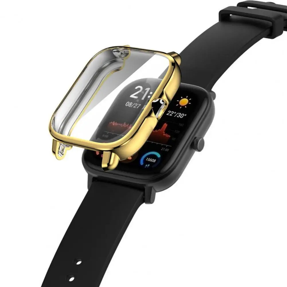 Watch Cover Convenient Smart Watch Full Protector Cover Shell Electroplating Shockproof Watch Protector Case
Watch Cover Convenient Smart Watch Full Protector Cover Shell Electroplating Shockproof Watch Protector Case