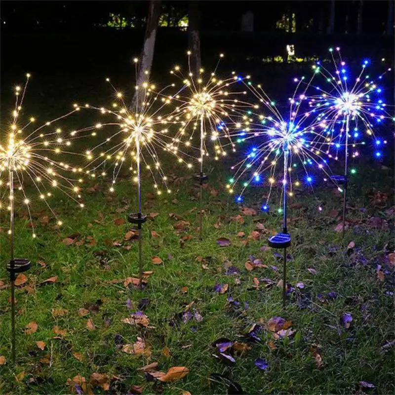 90/120/150 LED Firework Fairy Lights Outdoor Garden Decoration Lawn Pathway Lights For Patio Yard Party Christmas Wedding Decor
90/120/150 LED Firework Fairy Lights Outdoor Garden Decoration Lawn Pathway Lights For Patio Yard Party Christmas Wedding Decor