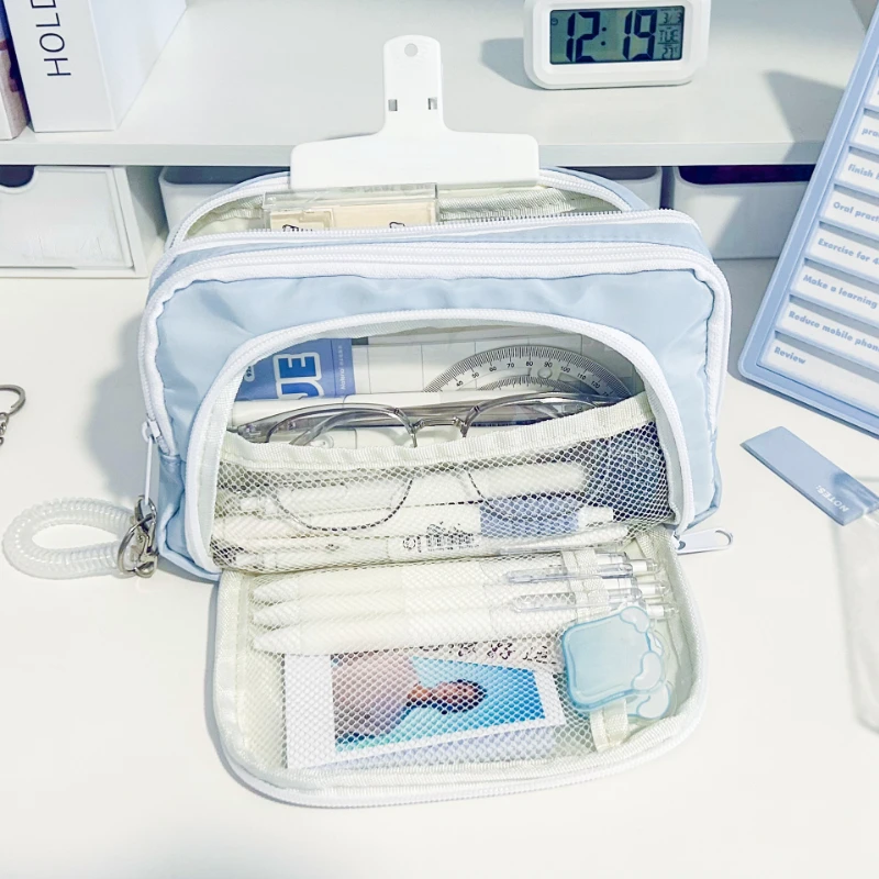 Ins Girl Large Capacity Pencil Bag Aesthetic School Cases Girl Korean Stationery Holder Bag Pen Case Students School Supplies
Ins Girl Large Capacity Pencil Bag Aesthetic School Cases Girl Korean Stationery Holder Bag Pen Case Students School Supplies
