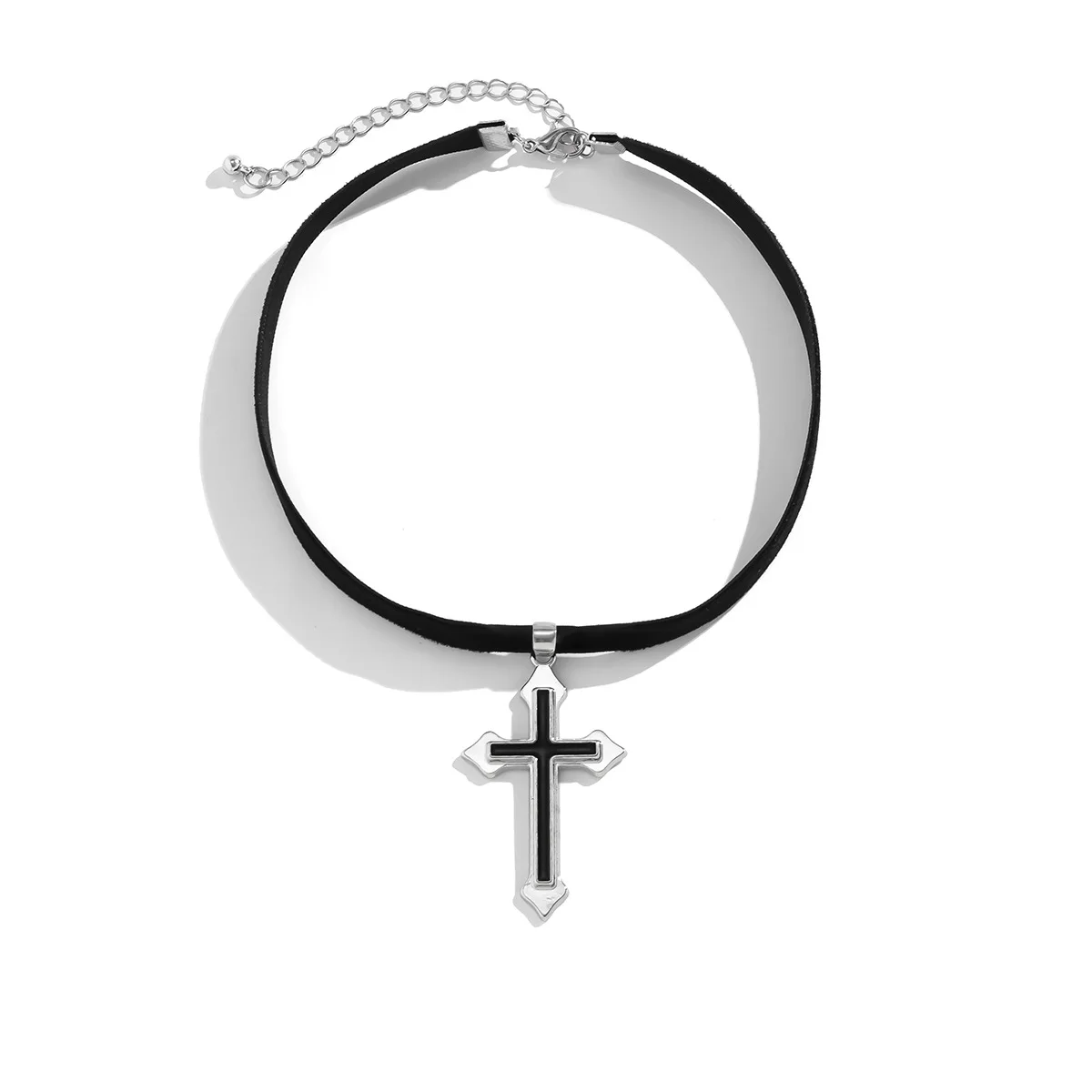 New Fashion Flannelette Necklace Personality Exaggerated Cross Pendant Choker Collar Neck Chain Pendant for Women Jewelry
New Fashion Flannelette Necklace Personality Exaggerated Cross Pendant Choker Collar Neck Chain Pendant for Women Jewelry