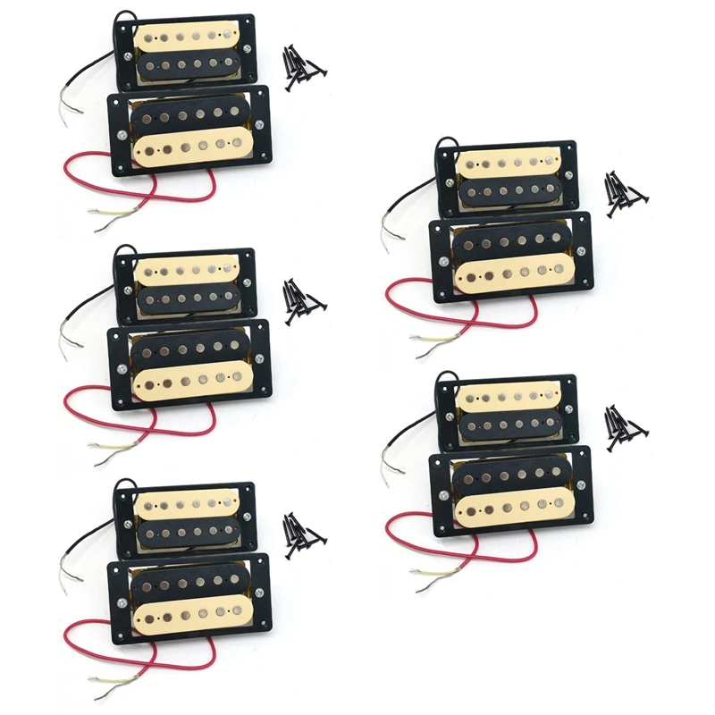 10Pcs Electric Guitar Pickups 50/52 Zebra Faced Humbucker Double Coil Electric Guitar Pickups
10Pcs Electric Guitar Pickups 50/52 Zebra Faced Humbucker Double Coil Electric Guitar Pickups