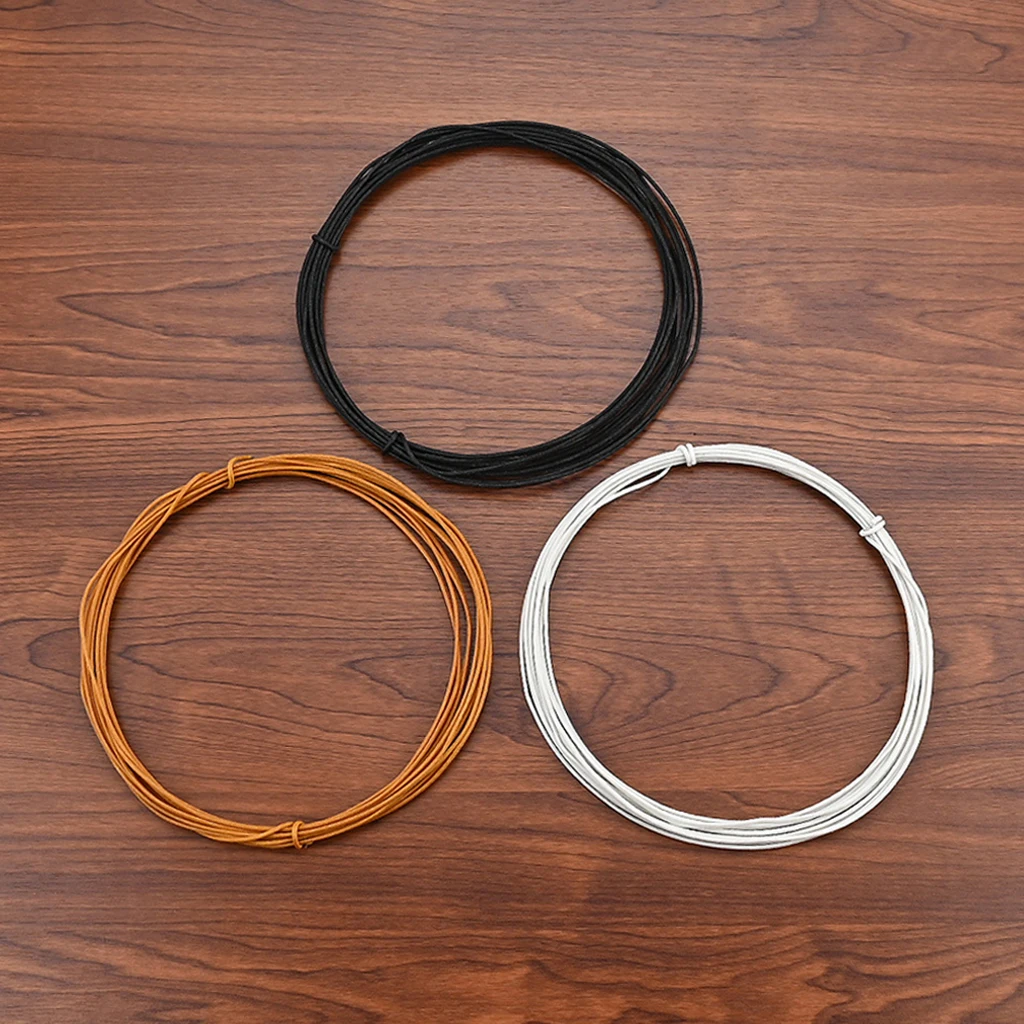 black wire 30 Feet (10-white/10-black/10-yellow) Gavitt Pre-tinned 7-strand Pushback 22awg Vintage-style Guitar Wire
black wire 30 Feet (10-white/10-black/10-yellow) Gavitt Pre-tinned 7-strand Pushback 22awg Vintage-style Guitar Wire