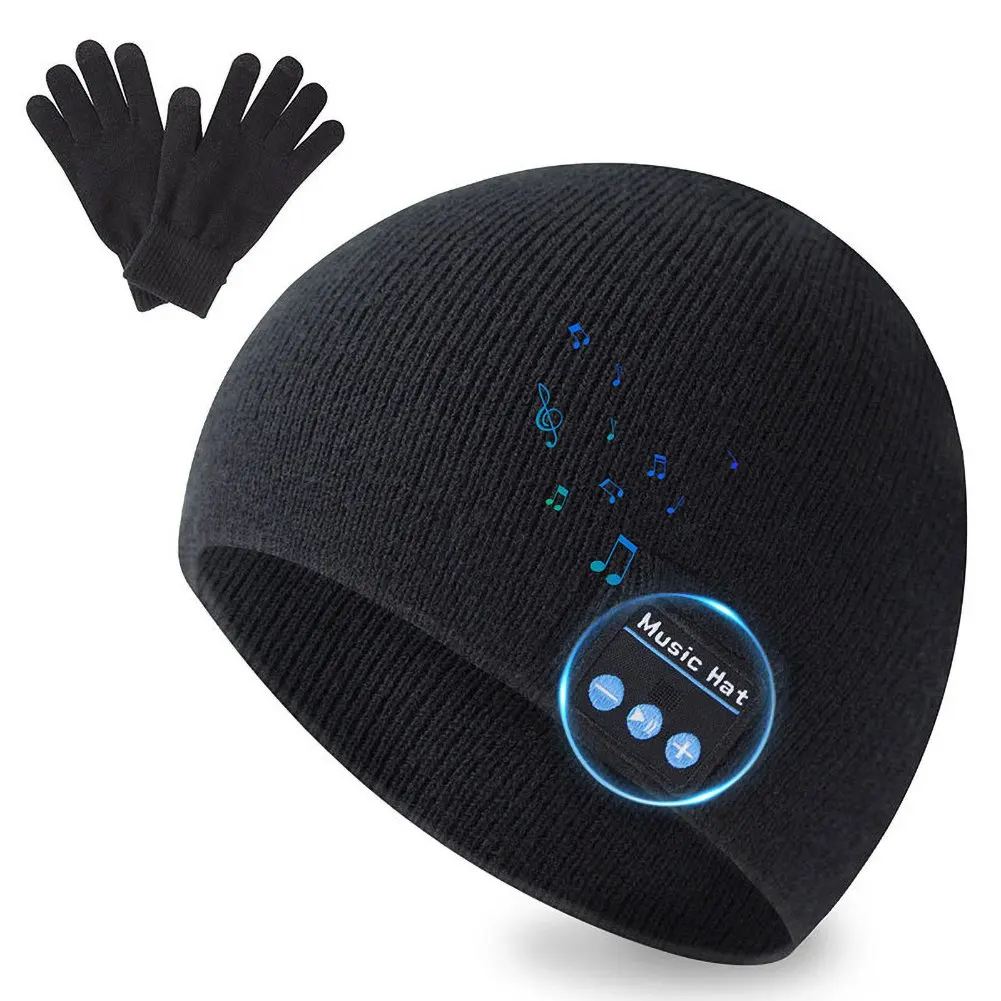 Wireless Bluetooth-compatible Headphone Warm Music Hat Beanie Cap Earphone Headset
Wireless Bluetooth-compatible Headphone Warm Music Hat Beanie Cap Earphone Headset