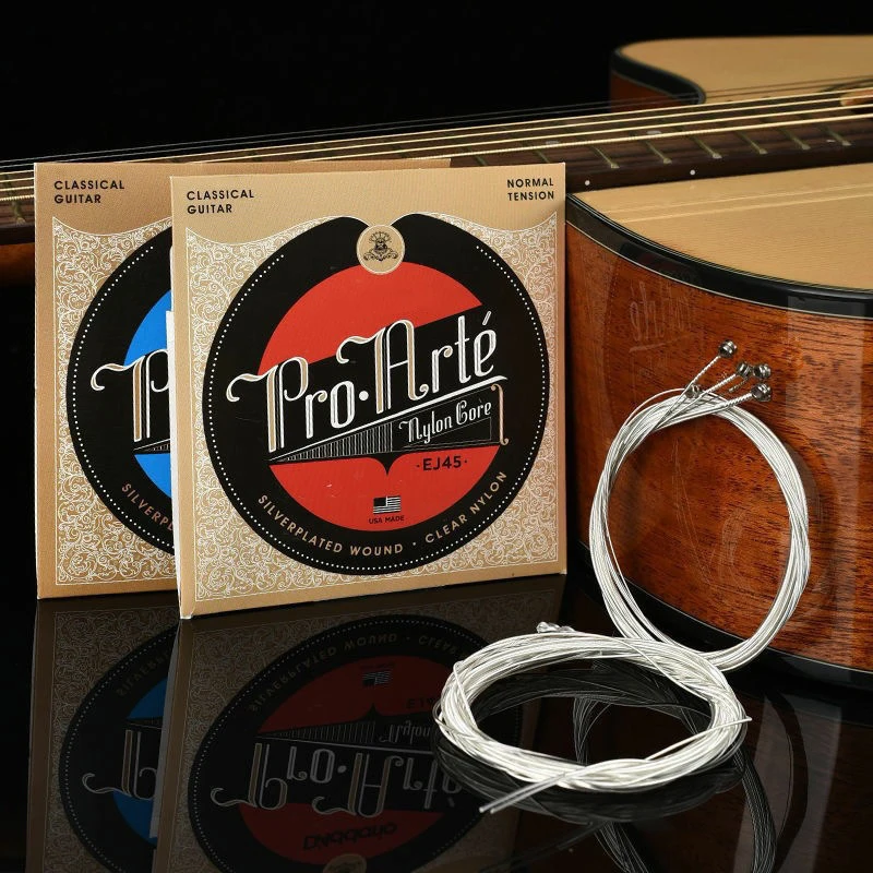 New Pro Classical Guitar Strings Electric Guitar Strings set Nickel Wound Normal/Hard Tension EJ45 EJ46 accesorios de guitarra
New Pro Classical Guitar Strings Electric Guitar Strings set Nickel Wound Normal/Hard Tension EJ45 EJ46 accesorios de guitarra