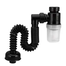 Flexible Sink Drain Pipe Retractable Deodorant Sewer Drainage Water Hose Wash Basin Drainer Bathroom Kitchen Accessories