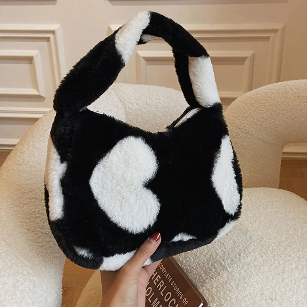 Autumn Winter Cosmetic Bag Female Furry Purses Fluffy Tote Bags Handbag Shoulder Bags Underarm Bags Plush Women's Bag
Autumn Winter Cosmetic Bag Female Furry Purses Fluffy Tote Bags Handbag Shoulder Bags Underarm Bags Plush Women's Bag