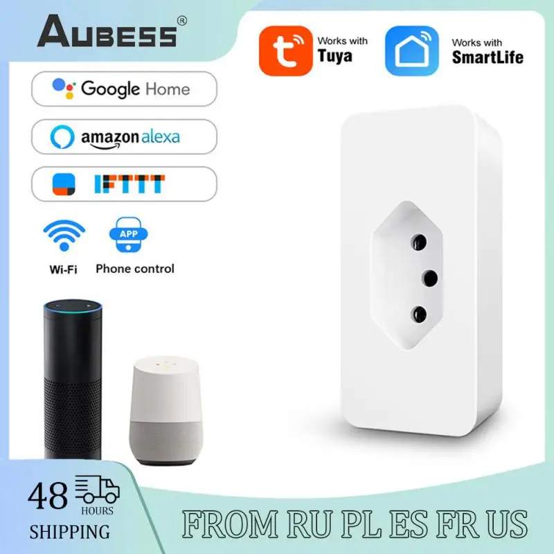 Smart Wifi Plug BR 16A With Power Monitor Function Smart Life App Remote Control Socket Outlet Works With Alexa Google Home
Smart Wifi Plug BR 16A With Power Monitor Function Smart Life App Remote Control Socket Outlet Works With Alexa Google Home