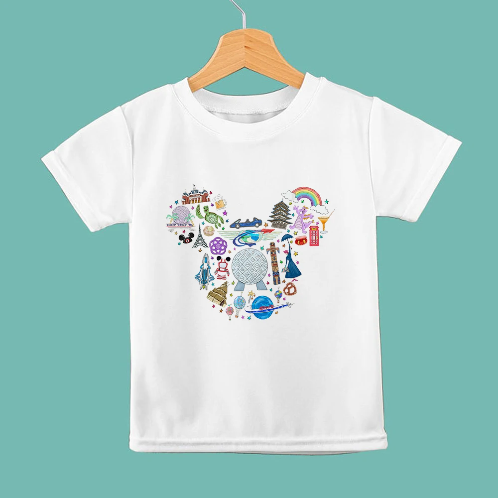 Disney Creativity Mickey Mouse Head Kids T-Shirts Comfy Summer New Products Short Sleeve 3-8T Size Child T Shirts Exquisite Tee
Disney Creativity Mickey Mouse Head Kids T-Shirts Comfy Summer New Products Short Sleeve 3-8T Size Child T Shirts Exquisite Tee