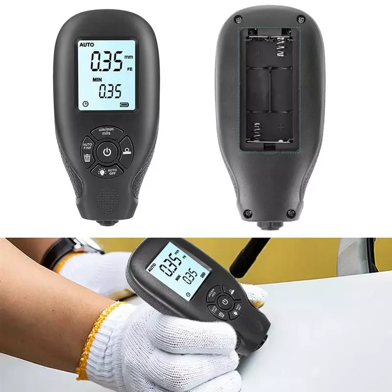 HW-300 Coating Thickness Gauge 0-2000UM Car Paint Film Thickness Tester Measuring Manual Paint Tool Coating Thickness Meter
HW-300 Coating Thickness Gauge 0-2000UM Car Paint Film Thickness Tester Measuring Manual Paint Tool Coating Thickness Meter