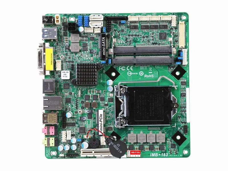 Для материнской платы Asrock IMB-183 DDR3 LGA 1150 H81 б/у материнская плата 100% протестирована Полная работа
Для материнской платы Asrock IMB-183 DDR3 LGA 1150 H81 б/у материнская плата 100% протестирована Полная работа