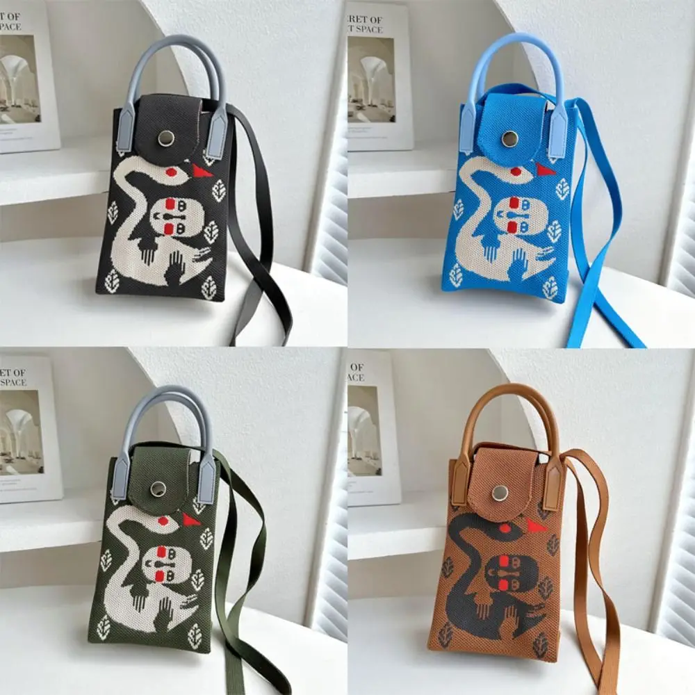 Duck Knit Handbag Fashion Cartoon High-capacity Phone Bag Knit Knot Wrist Bag Women
Duck Knit Handbag Fashion Cartoon High-capacity Phone Bag Knit Knot Wrist Bag Women