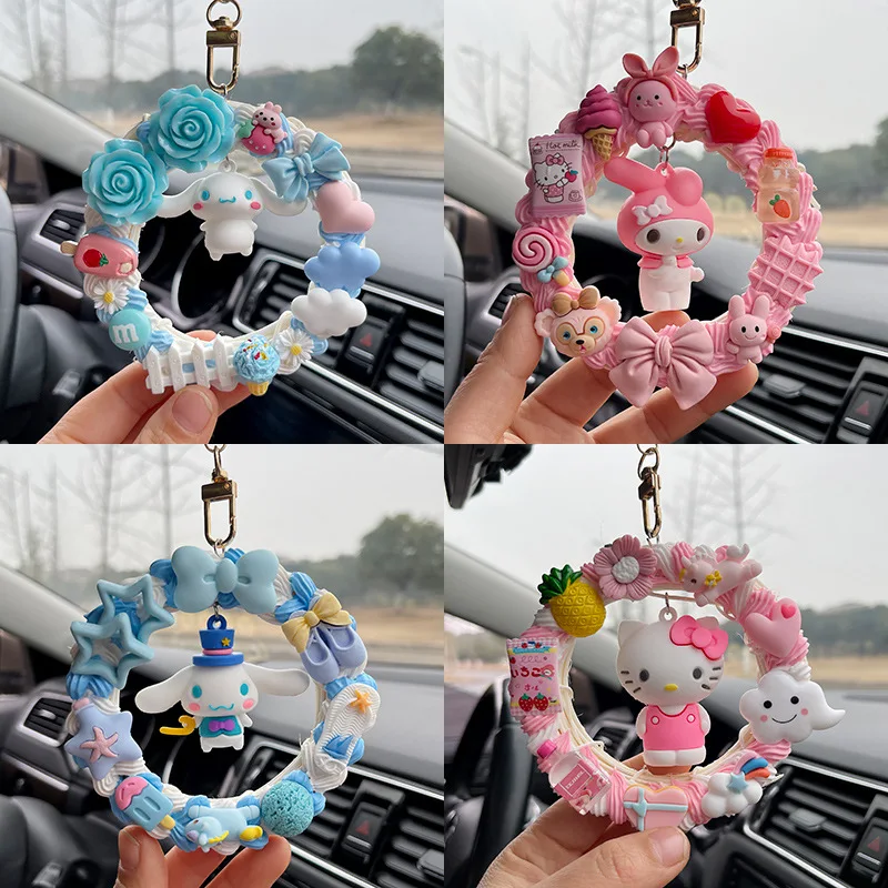 Sanrios Hellokittys My Melody Cinnamoroll Kawaii Anime Peripheral Car Garland Cream Glue Cute Cartoon Material Pack Auto Parts
Sanrios Hellokittys My Melody Cinnamoroll Kawaii Anime Peripheral Car Garland Cream Glue Cute Cartoon Material Pack Auto Parts