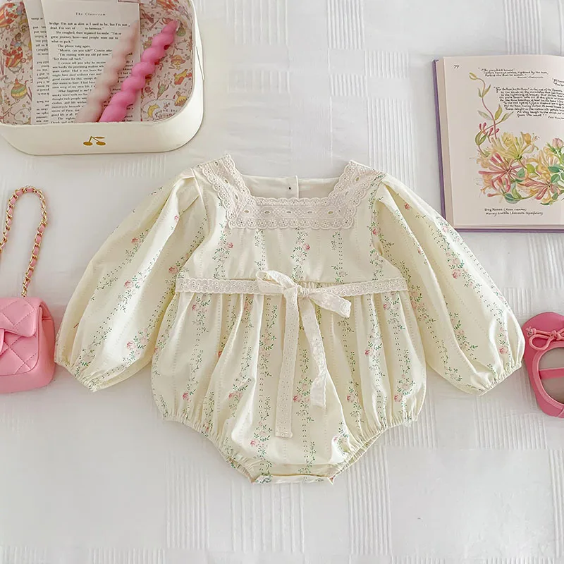 MILANCEL Autumn Long Sleeve One-piece For Baby Girls Printing Flowers Toddler Bodysuit
MILANCEL Autumn Long Sleeve One-piece For Baby Girls Printing Flowers Toddler Bodysuit