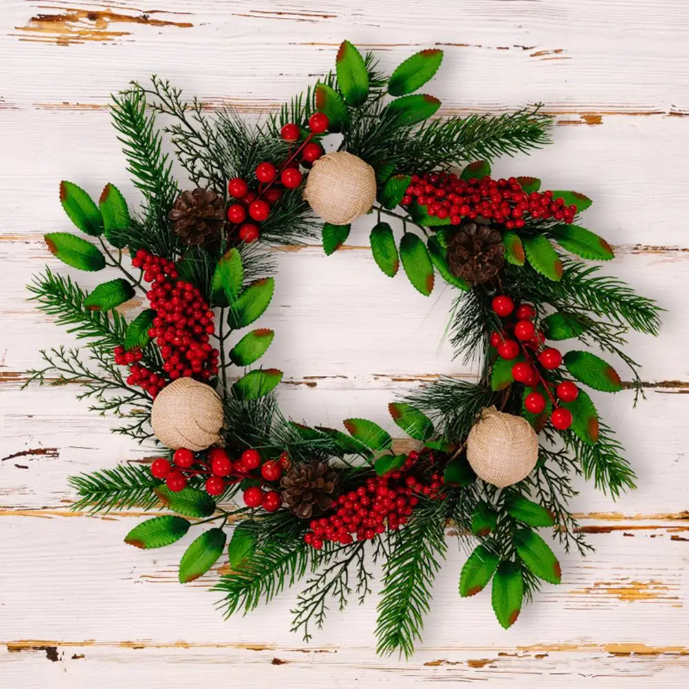 Door Wreath for Holiday Greetings Festive Christmas Wreath with Pinecones Berries Ornaments 18.5 Inch Door for Home for Front
Door Wreath for Holiday Greetings Festive Christmas Wreath with Pinecones Berries Ornaments 18.5 Inch Door for Home for Front