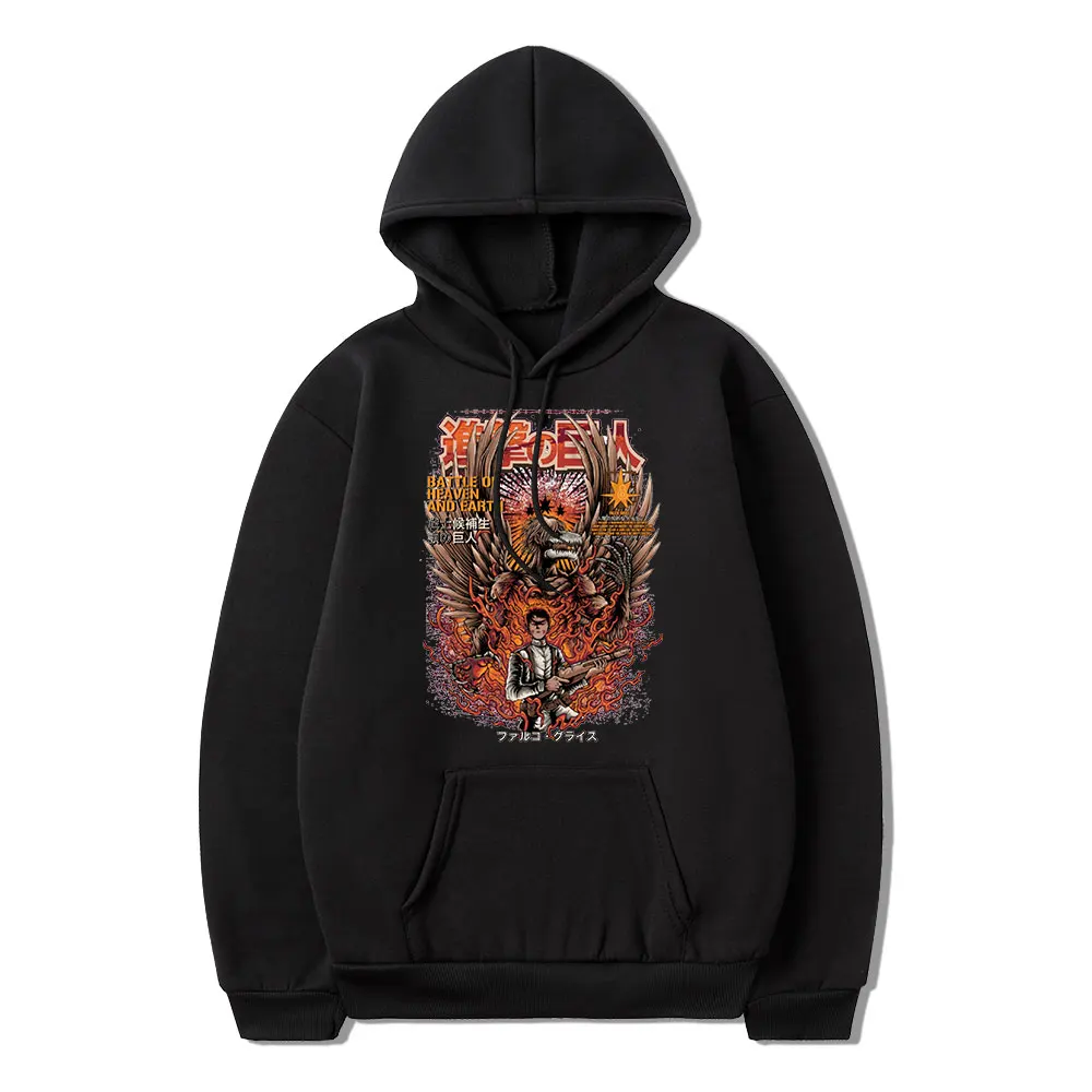 Anime Attack on Titan Eren Yeager Hoodie Harajuku Unisex Cool Hip Hop Oversized Sweatshirts Streetwear Long Sleeve Pullovers Top
Anime Attack on Titan Eren Yeager Hoodie Harajuku Unisex Cool Hip Hop Oversized Sweatshirts Streetwear Long Sleeve Pullovers Top