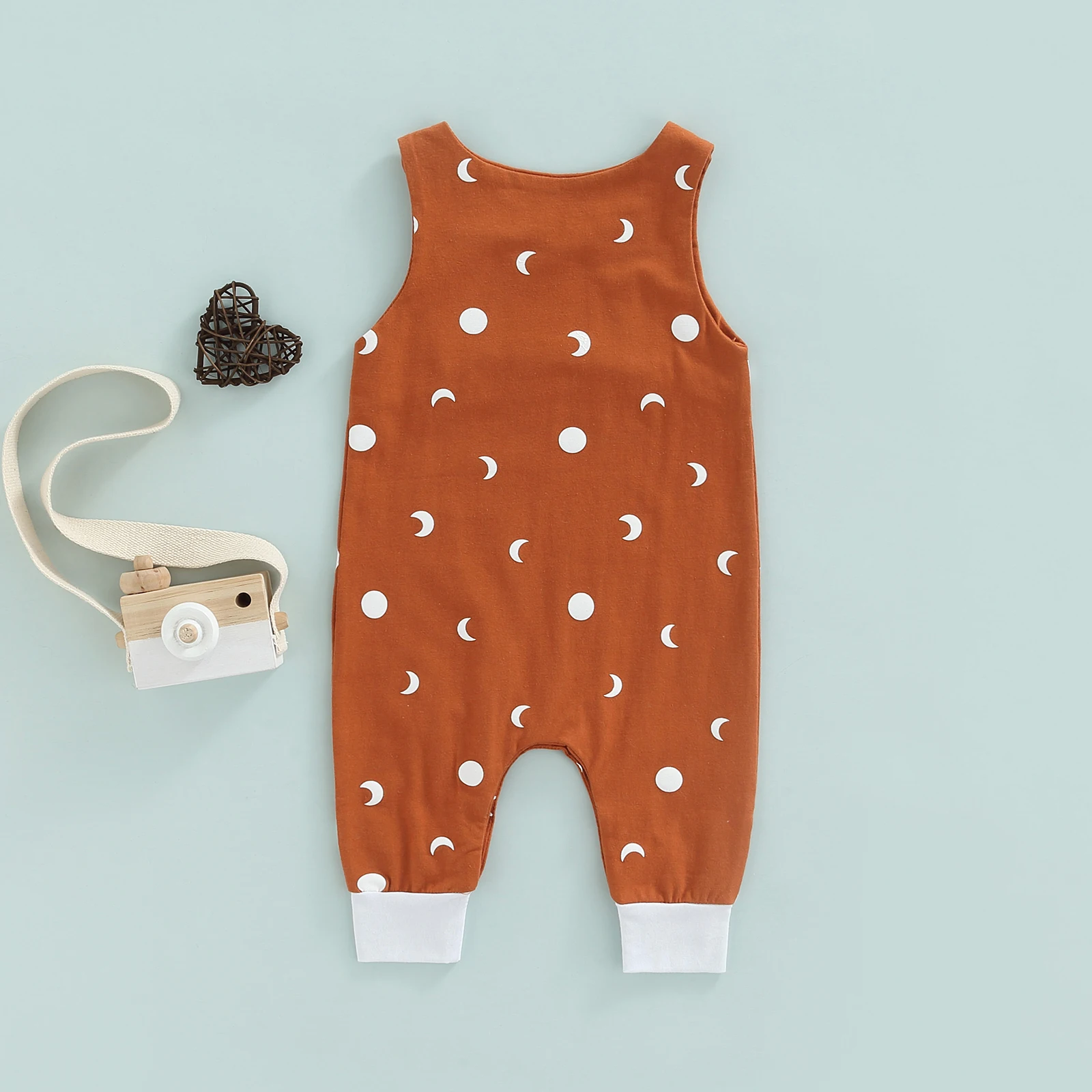 3-24M Newborn Infant Baby Boys Jumpsuit Sleeveless Romper Moon Sun Print Playsuit Sunsuit Summer Clothing Costumes D01
3-24M Newborn Infant Baby Boys Jumpsuit Sleeveless Romper Moon Sun Print Playsuit Sunsuit Summer Clothing Costumes D01