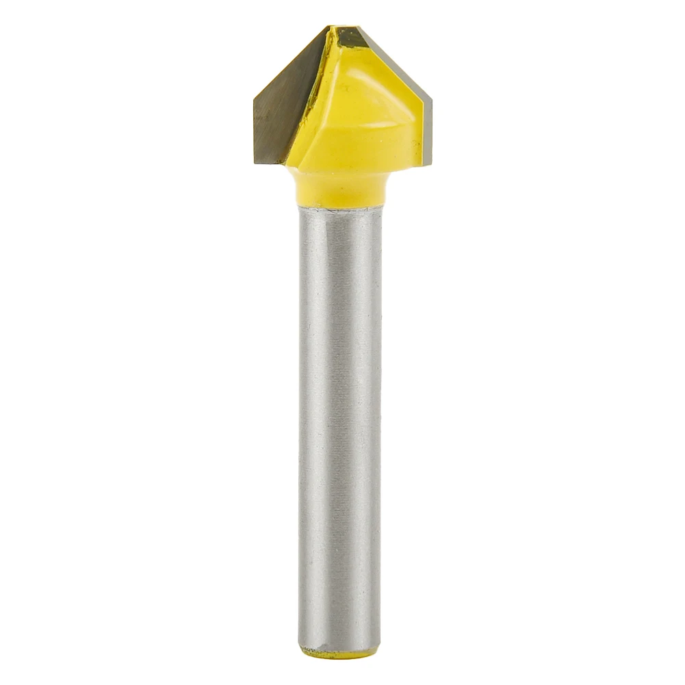 90 Degree V-Shaped Milling Cutter Woodworking Engraving Cutter Carbide Shank Mill Power Tool Accessories
90 Degree V-Shaped Milling Cutter Woodworking Engraving Cutter Carbide Shank Mill Power Tool Accessories