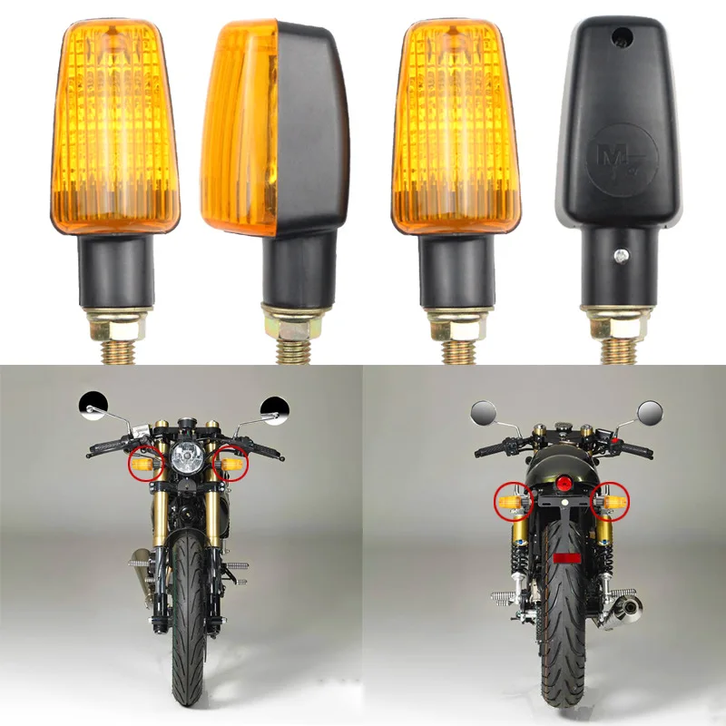 Universal Motorcycle Blub Turn Signal Lamp Turning Indicators Light Blinkers Signal Amber Bike Motorcycle Accessories 12V
Universal Motorcycle Blub Turn Signal Lamp Turning Indicators Light Blinkers Signal Amber Bike Motorcycle Accessories 12V