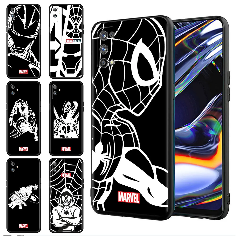 Marvel Super Cool Sense of Line Phone Case for Realme 8 6 7 Pro C21 C3 XT C21Y C15 GT Master Neo2 Black Phone ShockProof Cover
Marvel Super Cool Sense of Line Phone Case for Realme 8 6 7 Pro C21 C3 XT C21Y C15 GT Master Neo2 Black Phone ShockProof Cover