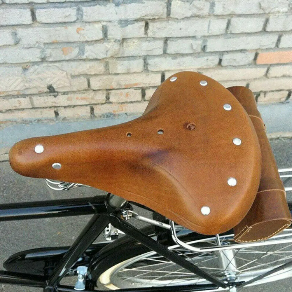 Spring Seat Bicycle Saddle Road Bike Shock Absorption Classic Replacement Retro Leather Outdoor Universal Accessory Cushion
Spring Seat Bicycle Saddle Road Bike Shock Absorption Classic Replacement Retro Leather Outdoor Universal Accessory Cushion