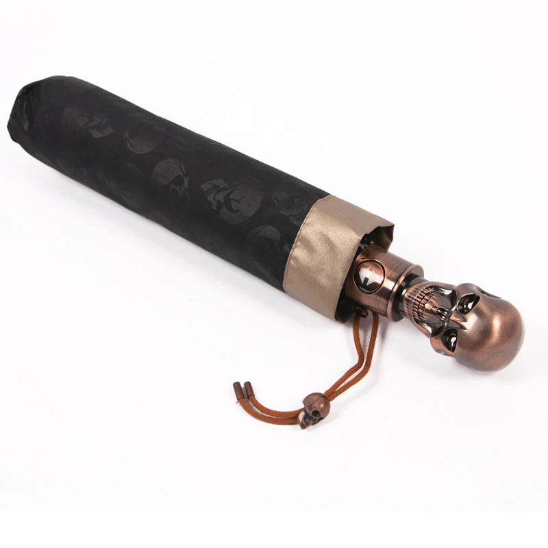 High Quality Designer DIY Umbrella Sun Rain Men Automatic Paraguas Mens Windproof Folding Sombrilla Large Black Skull Umbrellas
High Quality Designer DIY Umbrella Sun Rain Men Automatic Paraguas Mens Windproof Folding Sombrilla Large Black Skull Umbrellas