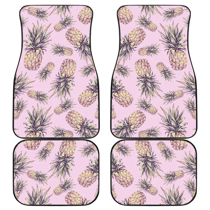 Pink Vintage Pineapple Pattern Print Front and Back Car Floor Mats Heavy Carpet Front and Rear Full Set 4PCs Pack
Pink Vintage Pineapple Pattern Print Front and Back Car Floor Mats Heavy Carpet Front and Rear Full Set 4PCs Pack