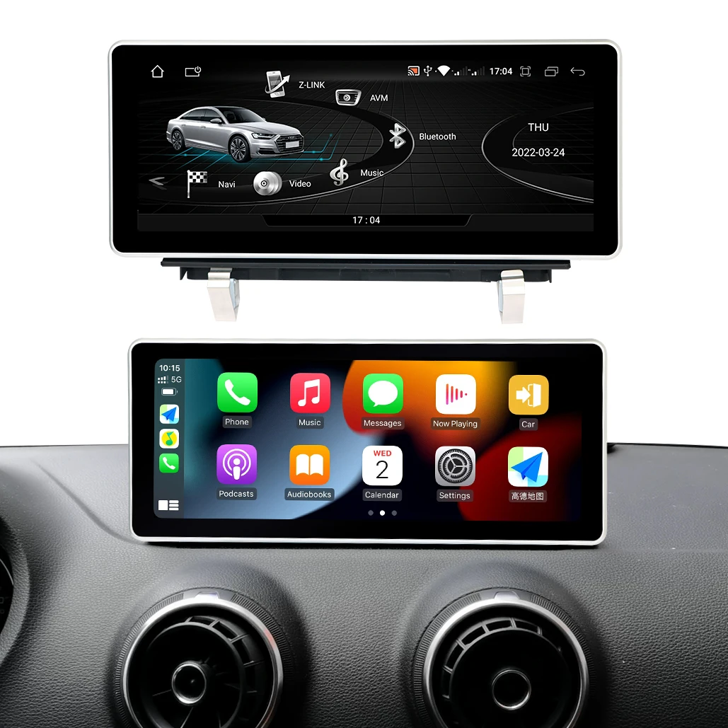 10.25inch 8core Android 11 Car GPS Navigation Multimedia Player Auto Stereo Radio 4G WIFI carplay for Audi A3 2013-2018 with BT
10.25inch 8core Android 11 Car GPS Navigation Multimedia Player Auto Stereo Radio 4G WIFI carplay for Audi A3 2013-2018 with BT
