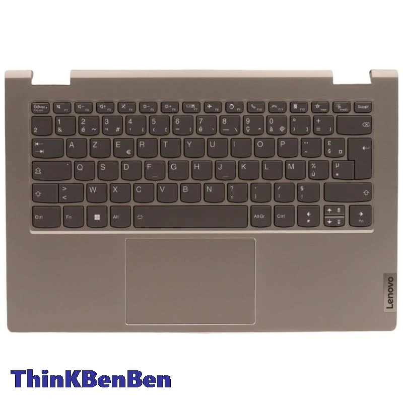 FR французский платиновый серый верхний чехол для клавиатуры упор рук Lenovo ThinkBook 14s