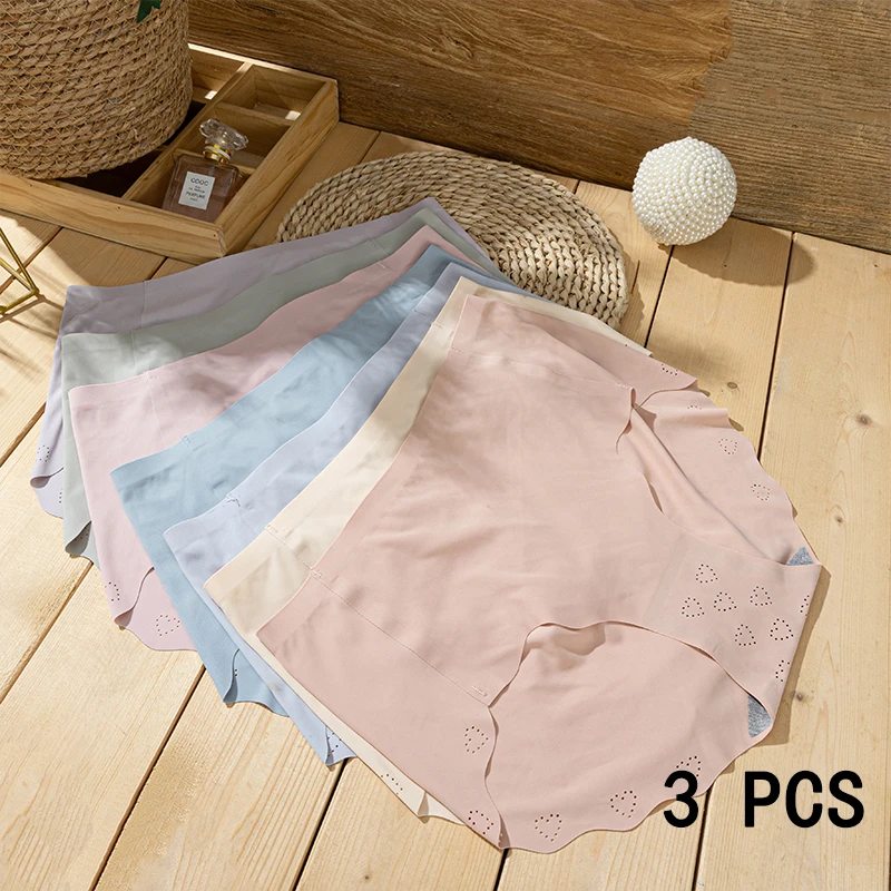3 Pcs Ice silk panties With Logo Seamless Underwear for Women Sportswear Woman Gym Yoga Clothes Free Shipping Offers
3 Pcs Ice silk panties With Logo Seamless Underwear for Women Sportswear Woman Gym Yoga Clothes Free Shipping Offers