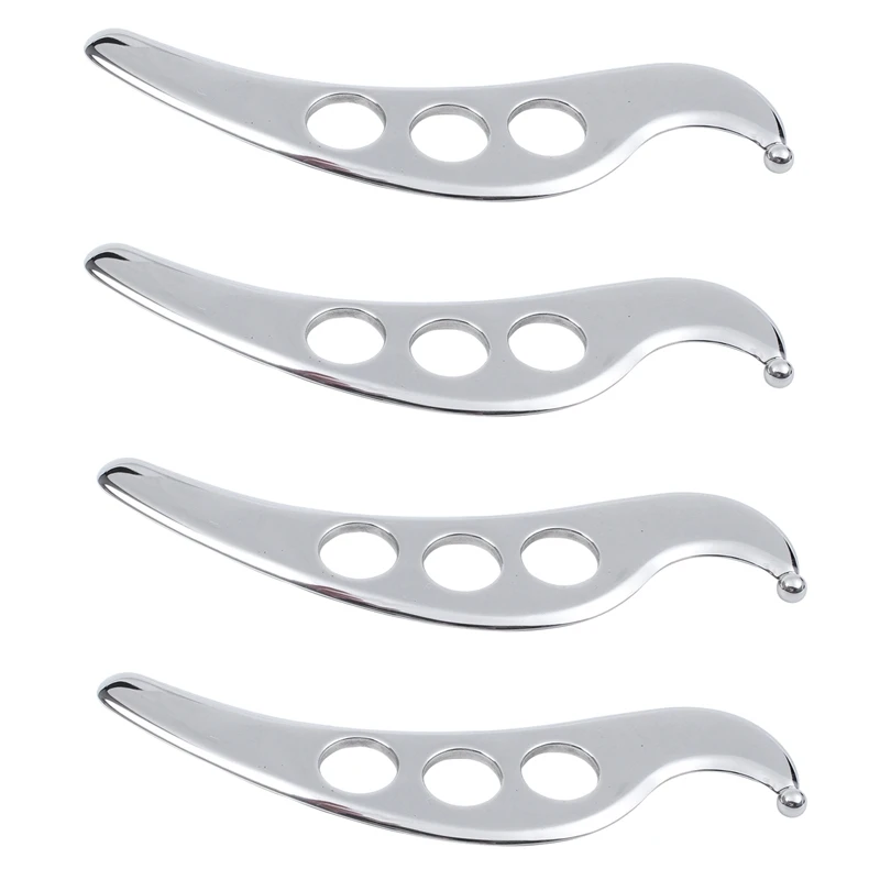 4X Stainless Steel Gua Sha Guasha Plate Massager Tool Scraper Physical Therapy Loose Muscle Meridian Spa Board Tool
4X Stainless Steel Gua Sha Guasha Plate Massager Tool Scraper Physical Therapy Loose Muscle Meridian Spa Board Tool