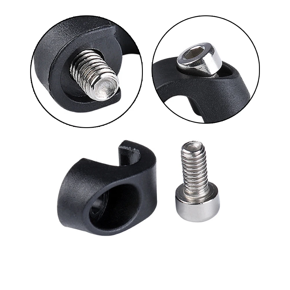 Bike Brake Hose Guide ABS+Steel Bicycle Black 2Pcs C-Sharp Cable Hose Clamp Guide Adapter M4 Plastic Replacement
Bike Brake Hose Guide ABS+Steel Bicycle Black 2Pcs C-Sharp Cable Hose Clamp Guide Adapter M4 Plastic Replacement