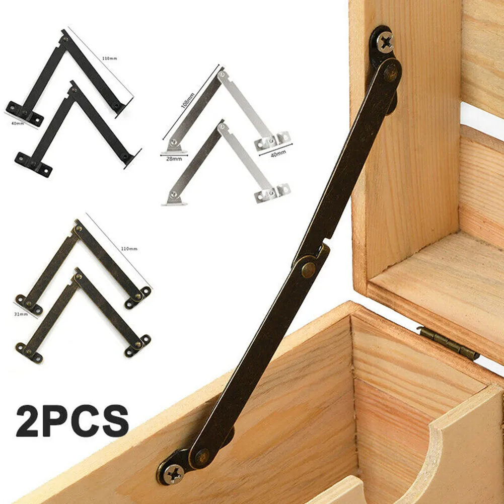 Home Improvement Furniture Hinges 2PCS Metal Lid Support Hinges Stay Antique Bronze Iron Decor Hinge Box
Home Improvement Furniture Hinges 2PCS Metal Lid Support Hinges Stay Antique Bronze Iron Decor Hinge Box