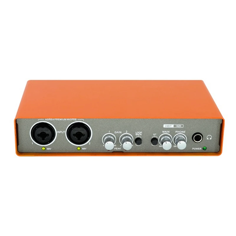 Audio Interface Sound Card With Monitoring Mixer Electric Guitar Live Recording Professional Studio Singing Sound Card
Audio Interface Sound Card With Monitoring Mixer Electric Guitar Live Recording Professional Studio Singing Sound Card