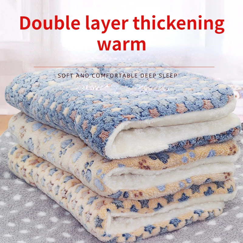 Autumn Winter Pet Mat Thickened Warm Cats Dog Blanket Pet Kennel Dog Pad Small and Large Dog Kennel Pet Supplies Dog Accessories 
Autumn Winter Pet Mat Thickened Warm Cats Dog Blanket Pet Kennel Dog Pad Small and Large Dog Kennel Pet Supplies Dog Accessories