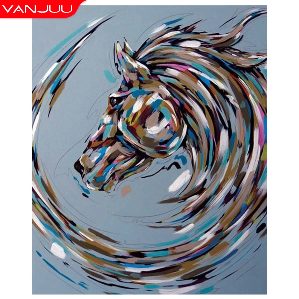 VANJUU Diamond painting Animal 5D Full Drill Art Horse Diamond Mosaic Diy Diamond Embroidery Rhinestone Painting Home Decor Gift
VANJUU Diamond painting Animal 5D Full Drill Art Horse Diamond Mosaic Diy Diamond Embroidery Rhinestone Painting Home Decor Gift